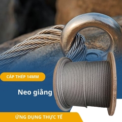 Dây Cáp Thép Lụa Mạ Kẽm Phi 16mm - CTMD16