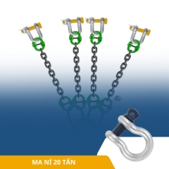 Ma Ní Cẩu Neo Giằng 20 Tấn Omega, Chữ U - MN20T