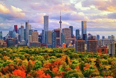 Đông Tây Canada mùa hoa anh đào