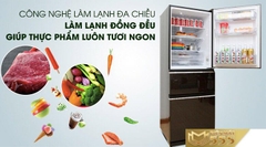 Tủ lạnh Mitsubishi Inverter 330 lít MR-CGX41EN-GBK-V