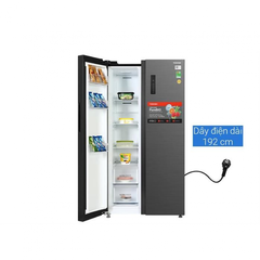 Tủ lạnh Toshiba Inverter 555 lít Side By Side GR-RS696WI-PMV(60)-AG