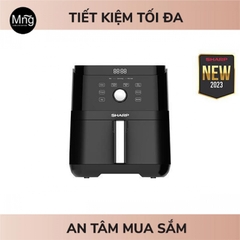 Nồi chiên không dầu Sharp KF-AF60EV-BK 6 lít