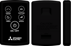 Quạt đứng Mitsubishi LV16RB-SF-GY xám nhạt