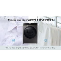 Máy giặt sấy Samsung AI 9.5KG WD95T754DBX/SV
