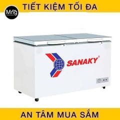Tủ đông Sanaky 320 Lít cánh kính cường lực xám  VH-4099A2K