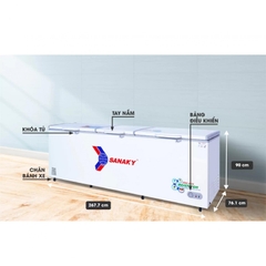 Tủ đông Sanaky Inverter VH-1199HY3