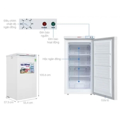 Tủ Đông Đứng Sanaky VH-160VD 118 lít