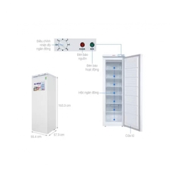 Tủ đông đứng Sanaky VH-230VD 213 lít