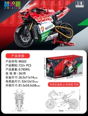 lego moto đỏ
