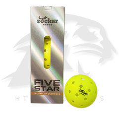 Combo 3 quả bóng thi đấu Pickleball Zocker Five Star