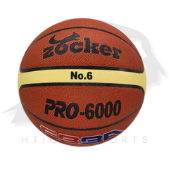 Quả bóng rổ da PU số 6 Zocker PRO-6000