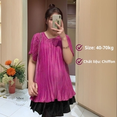Áo Bầu Xếp Ly, Vải Voan Lụa Đẹp Nhẹ Nhàng, Dáng trẻ trung, Mẫu mới