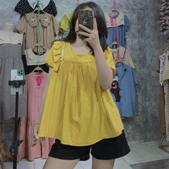 Áo bầu mẫu mới, chất đũi lụa mềm mát, dáng xinh. Freesize dưới 67kg