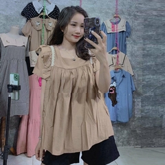 Áo bầu mẫu mới, chất đũi lụa mềm mát, dáng xinh. Freesize dưới 67kg