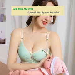 Áo lót bầu không gọng, chất cotton tăm hàn mềm, thoải mái cho mẹ bầu