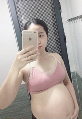 Áo Lót Bầu không gọng, áo lót bra bầu, chất cotton mềm, thoải mái cho mẹ bầu mặc đến sau sinh