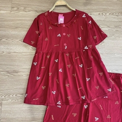 Bộ bầu và sau sinh, dáng lửng mặc mùa hè, chất cotton mềm mại, kiểu dáng trẻ trung