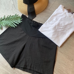 Quần đùi bầu - Vải đũi mềm, mát - Phục vụ nắng nóng cho mẹ bầu - Full size từ M đến 5XL