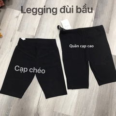 Quần bầu ngố, quần bầu đùi trên gối chất zip cotton chuẩn mềm đẹp, rất thoải mái cho mẹ bầu