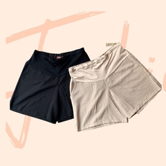 Quần đùi bầu - Vải đũi mềm, mát - Phục vụ nắng nóng cho mẹ bầu - Full size từ M đến 5XL