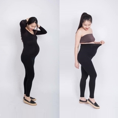 Quần bầu legging, quần bầu dài, đủ size từ 45kg - 100kg, vải quần mềm đẹp, đanh lỳ, đứng form dáng