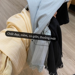 Quần bầu đùi mặc nhà, vải lụa băng mềm nhẹ kèm chun chỉnh thoải mái cho mẹ bầu