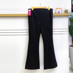 Quần bầu ống loe công sở, phong cách Hàn trẻ trung, vải Cotton umi co giãn 4 chiều thoải mái cho mẹ bầu
