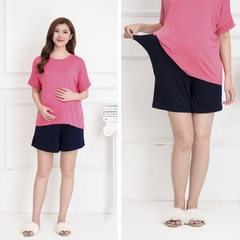 Quần bầu đùi, quần short bầu mùa hè, trẻ trung -Chất tuyết mưa mềm, nhẹ, đứng dáng - Đủ size cho mẹ bầu đến 96kg