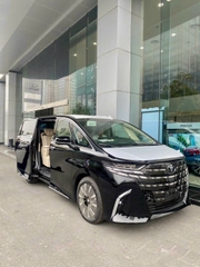 ALPHARD ĐEN - NỘI THẤT KEM