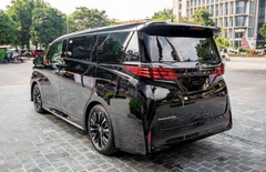 ALPHARD ĐEN - NỘI THẤT ĐỎ NÂU