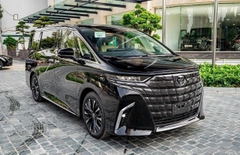 ALPHARD ĐEN - NỘI THẤT ĐỎ NÂU