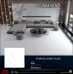 GẠCH LÁT NỀN 80 X 80 AMADO XƯƠNG PORCELAIN TILES