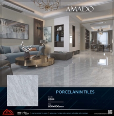 GẠCH LÁT NỀN 80 X 80 AMADO XƯƠNG PORCELAIN TILES