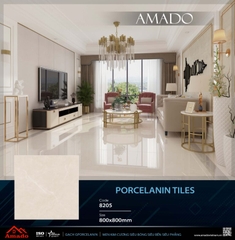 GẠCH LÁT NỀN 80 X 80 AMADO XƯƠNG PORCELAIN TILES