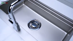 CHẬU RỬA BÁT 1 HỐ NOBINOX LIRA NJ564D
