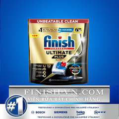 Viên rửa bát Finish Ultimate Plus 52 viên