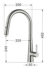 VÒI RỬA BÁT DÂY RÚT NOBINOX WINTO NX501