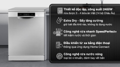 Máy rửa bát Bosch SMS8YCI01E Serie 8 – Đẳng cấp công nghệ rửa bát thông minh từ Đức