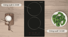 Bếp Từ Đôi Cata IB3102 BK