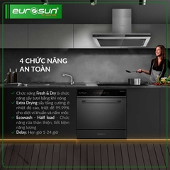 Máy rửa bát Eurosun SMS58EU09BT