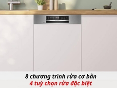 Máy Rửa Bát Âm Tủ Bosch SMI6ZCS16E Series 6
