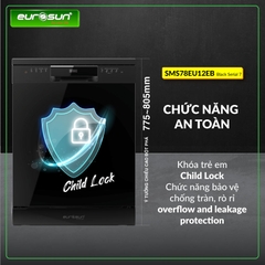 Máy rửa bát Eurosun SMS78EU12EB
