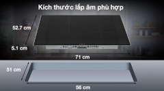 Bếp từ 3 vùng nấu lắp âm Bosch PID775DC1E