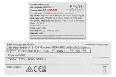 Bếp từ 4 vùng nấu lắp âm Bosch PXE875DC1E