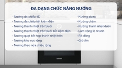 Lò Nướng Âm Tủ Bosch HBG634BB1B