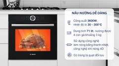 Lò Nướng Âm Tủ Bosch HBG634BB1B