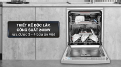 Máy Rửa Bát Độc Lập Bosch SMS6ZCI16E