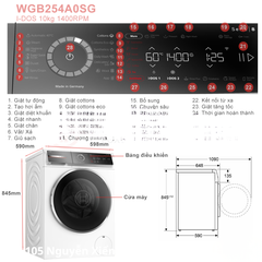 Máy Giặt Bosch WGB254A0SG Series 8