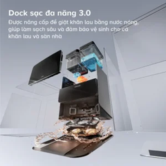 Robot Hút Bụi Lau Nhà Roborock Saros 10R