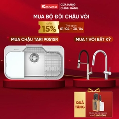Chậu rửa bát chống xước phong cách Nhật TARI 9051SR